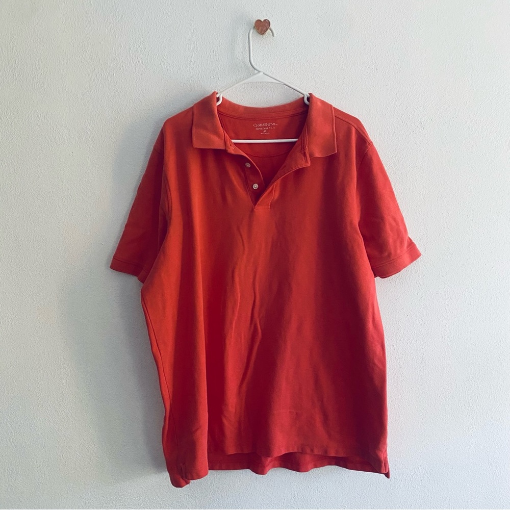 Croft & Barrow salmon polo shirt